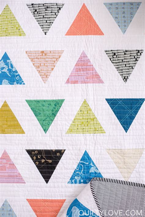 Toradh íomhá ar Triangle Quilt Patterns Printable