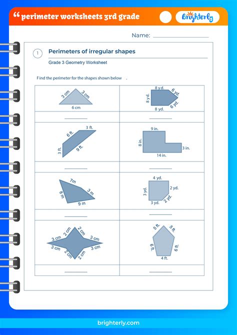 3rd Grade Math Perimeter Worksheets に対する画像結果