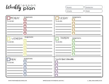 Image result for Lesson Plan Checklist Template
