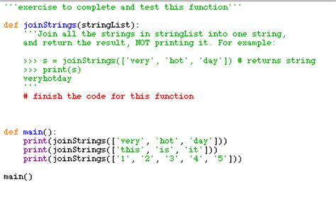Afbeeldingsresultaten voor Python Join List to String