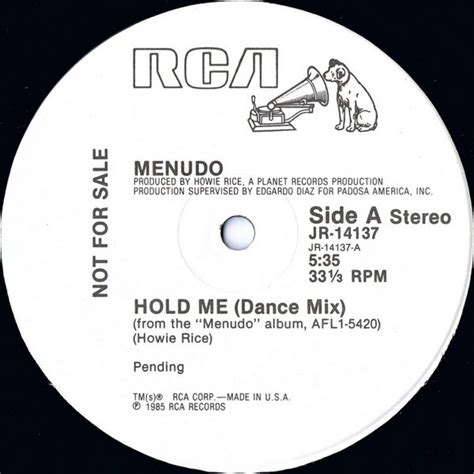 Toradh íomhá ar Menu Do Hold Me