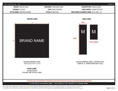 Complete Tech Pack Sample に対する画像結果