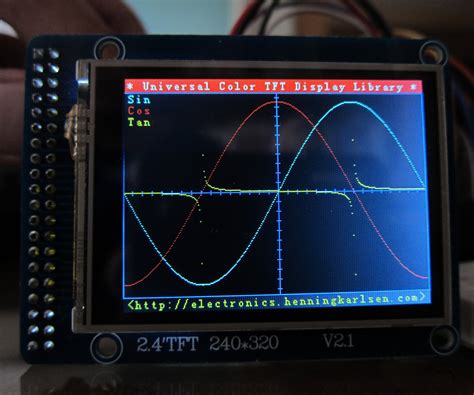 My Second Project: Arduino 2.4" TFT : 4 Steps - Instructables