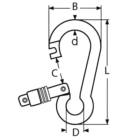 Image result for Spring Lock Hook