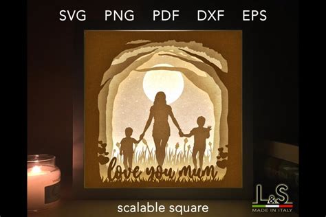 Image result for Mum Text Shadow Box Tutorial