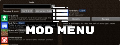 Toradh íomhá ar How to Use Mod Menu Minecraft
