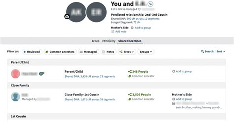 Afbeeldingsresultaten voor Shared Matches On AncestryDNA