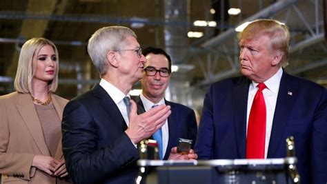 Image result for Tim Cook Meets Trump