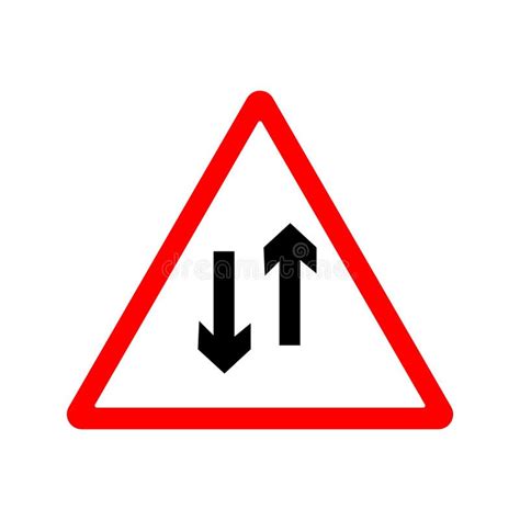 Image result for Two-Way Road Sign Vector
