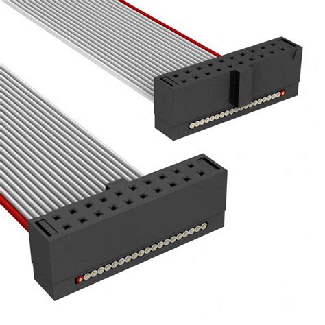 Image result for 30 Position Cable Assembly Rectangular Socket to Socket 8 Inch