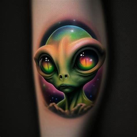 Toradh íomhá ar Alien Eyes Tattoo