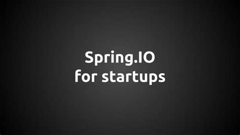 Image result for What Is Spring Io