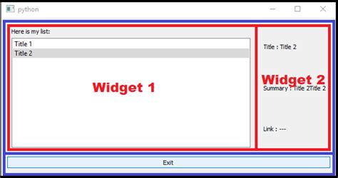 Image result for Python GUI with Multiple Widgets