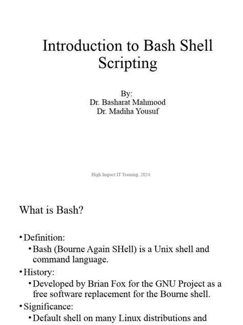 Image result for Bash Shell Scripting PDF