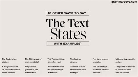 Image result for Example of Text States