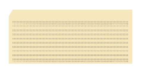 Image result for IBM Punch Card Code Chart