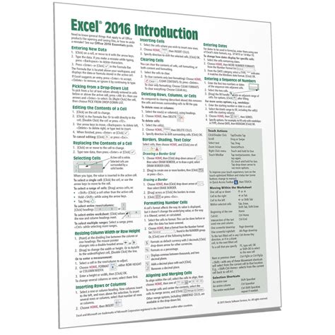 Microsoft Excel Quick Reference Guide に対する画像結果