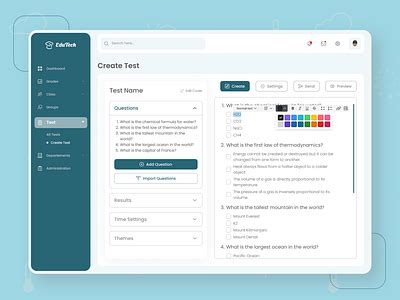 Image result for Online Testing UI Design