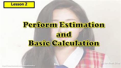 Perform Estimation and Calculation എന്നതിനുള്ള ഇമേജ് ഫലം