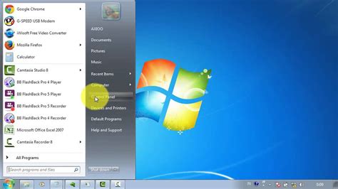 Image result for Windows 7 Control Panel Side Panel