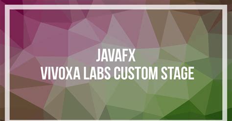 Image result for JavaFX Stage Lavble