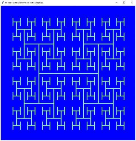 Toradh íomhá ar Fractal Leaf Turtle Python