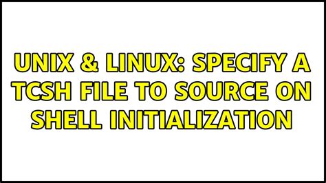Image result for Tcsh Shell