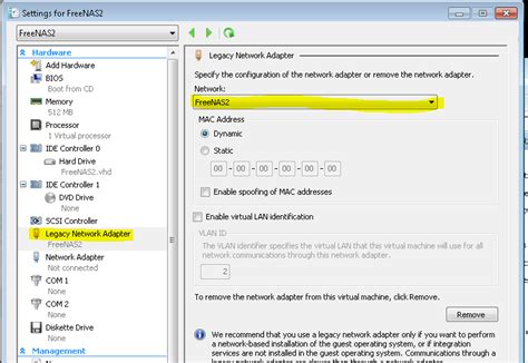 Image result for Create Legacy Network Adapter Hyper-V