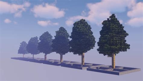 Toradh íomhá ar Maple Tree Minecraft