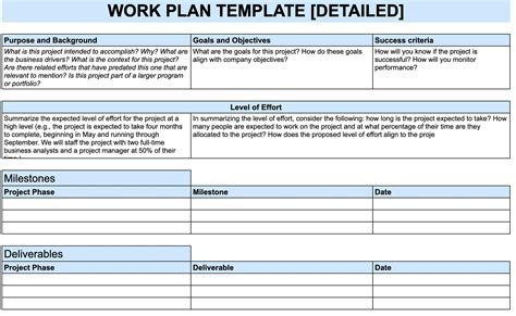 Image result for Project Work Plan