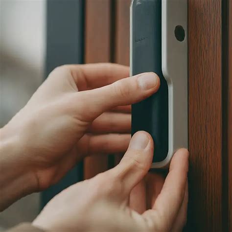 Image result for Battery Compartment On Keyless Push Button Door Lock