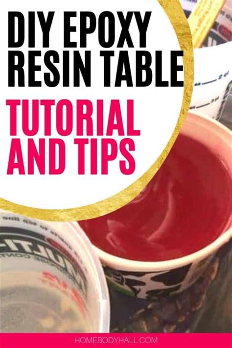 Image result for Resin Table Tutorial