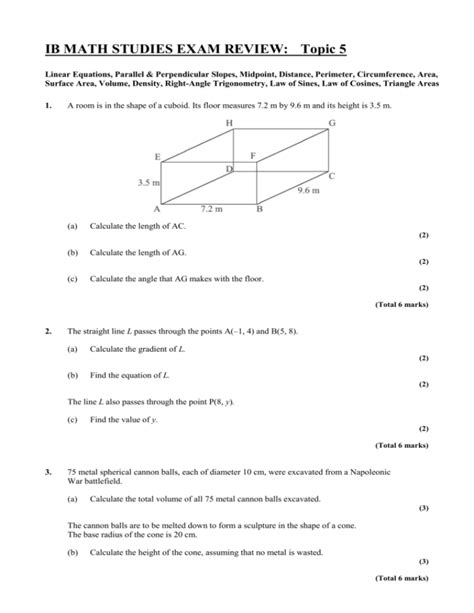 Image result for IB Math Exam 2