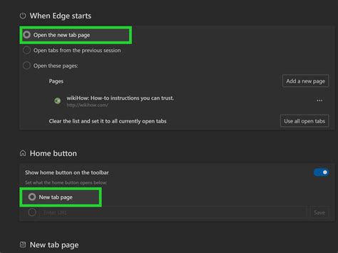Image result for How to Set Edge Homepage