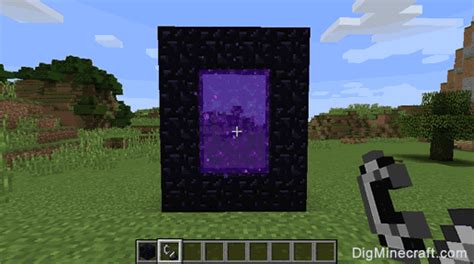 Minecraft Nether Portal Tutorial に対する画像結果