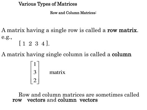 Afbeeldingsresultaten voor Row vs Column Matrix