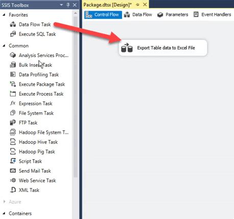 Toradh íomhá ar SSIS Excel Worksheets