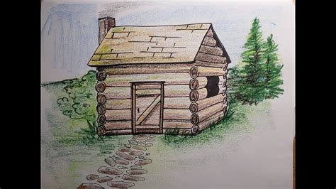 Image result for Log Cabin Drawings