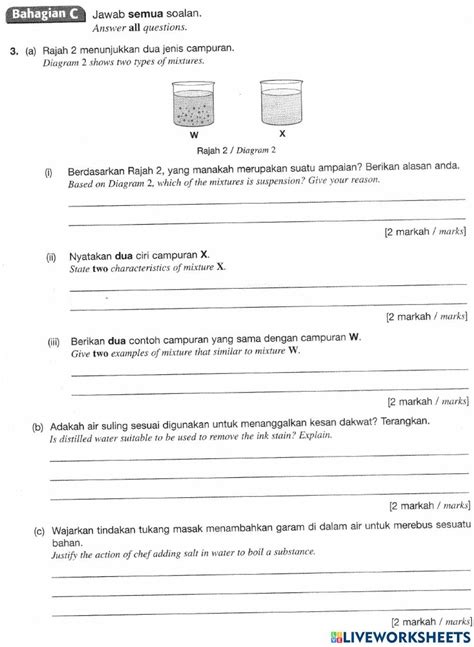 Image result for Science Form 2 Worksheets