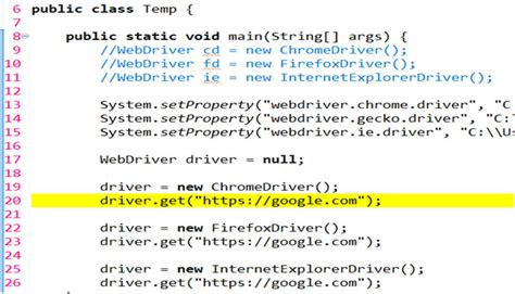 Toradh íomhá ar Web Driver Interface Hierarchy