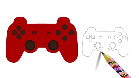 PS2 Controller Drawing に対する画像結果