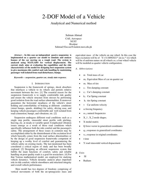 Afbeeldingsresultaten voor 2Dof Model Python