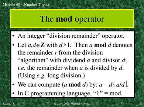 Résultat d’images pour Remainder Operator Programming