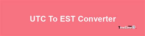 Image result for How to Convert EST to UTC