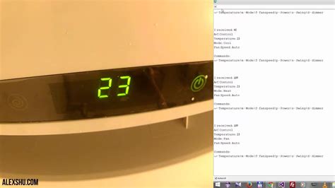 Toradh íomhá ar Arduino AC Remote