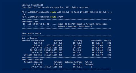 Image result for Route Add Windows Command