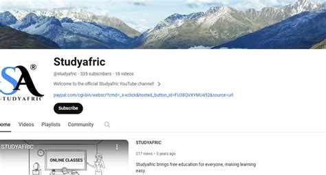 Image result for YouTube-Channel Example