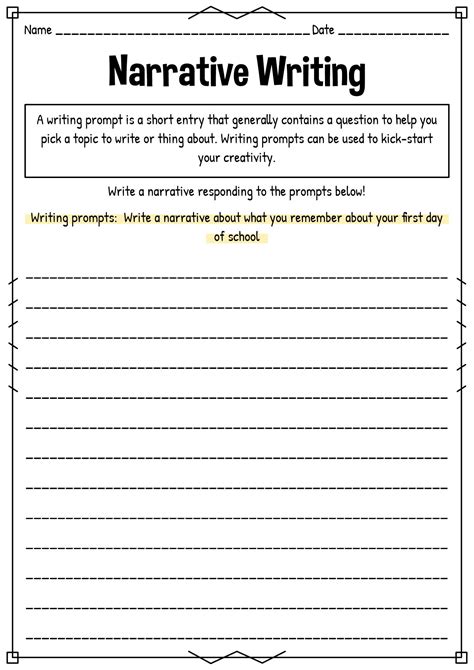 Image result for Narrative Writing Plan Worksheet