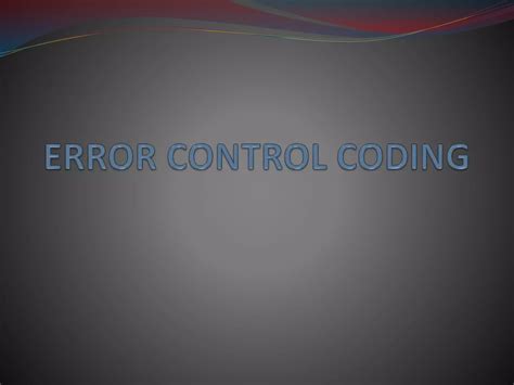 Image result for Error Control Coding Code Words