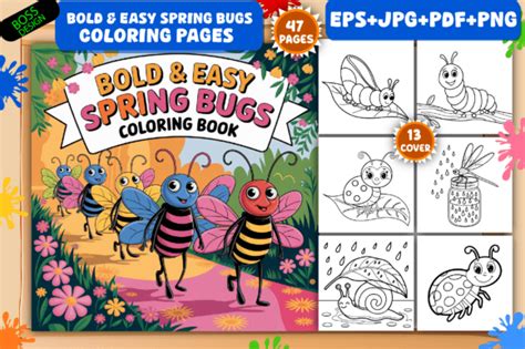 Image result for Spring Bugs Coloring Pages